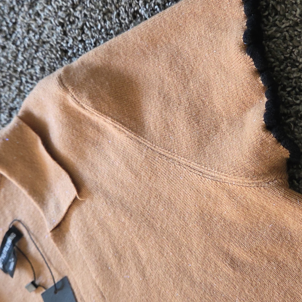 PrettyLittleThing Tan Short Sleeve Cardigan - Picture 6 of 7